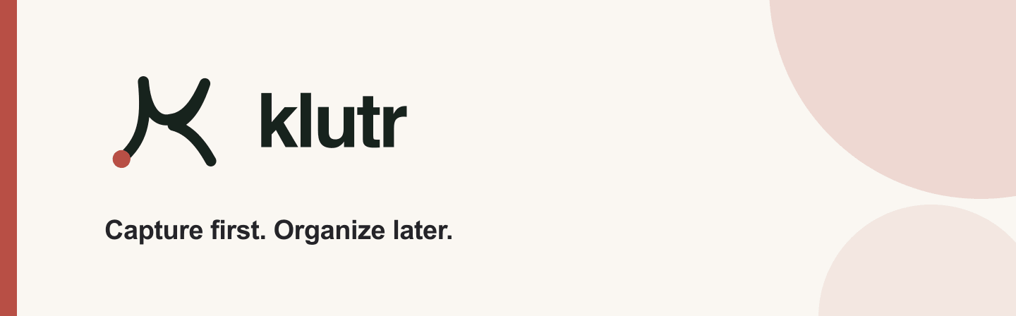 Klutr profile banner